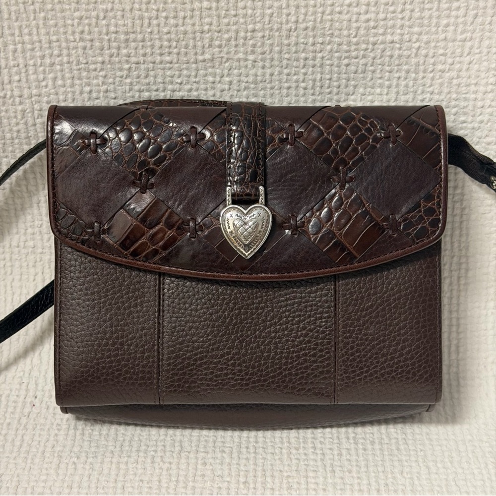 BRIGHTON Brown Crossbody
Purse Foldout Wallet
